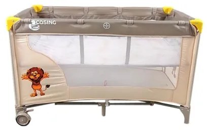 COSING - Lettino da viaggio regolabile ADAM Lion Beige