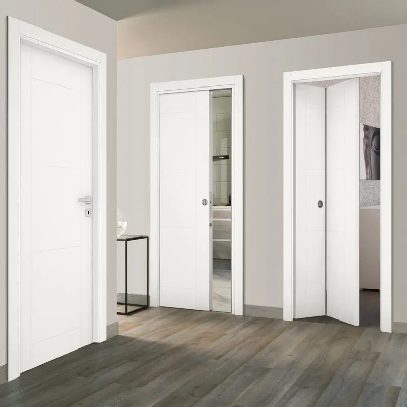 Porta tamburata battente Mood bianco L 70 x H 210 cm sinistra