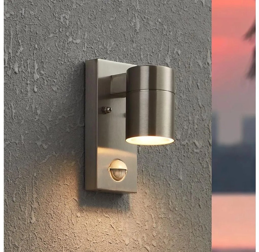 Eglo 99569 - Applique LED da esterno con sensore RIGA 1xGU10/3W/230V IP44