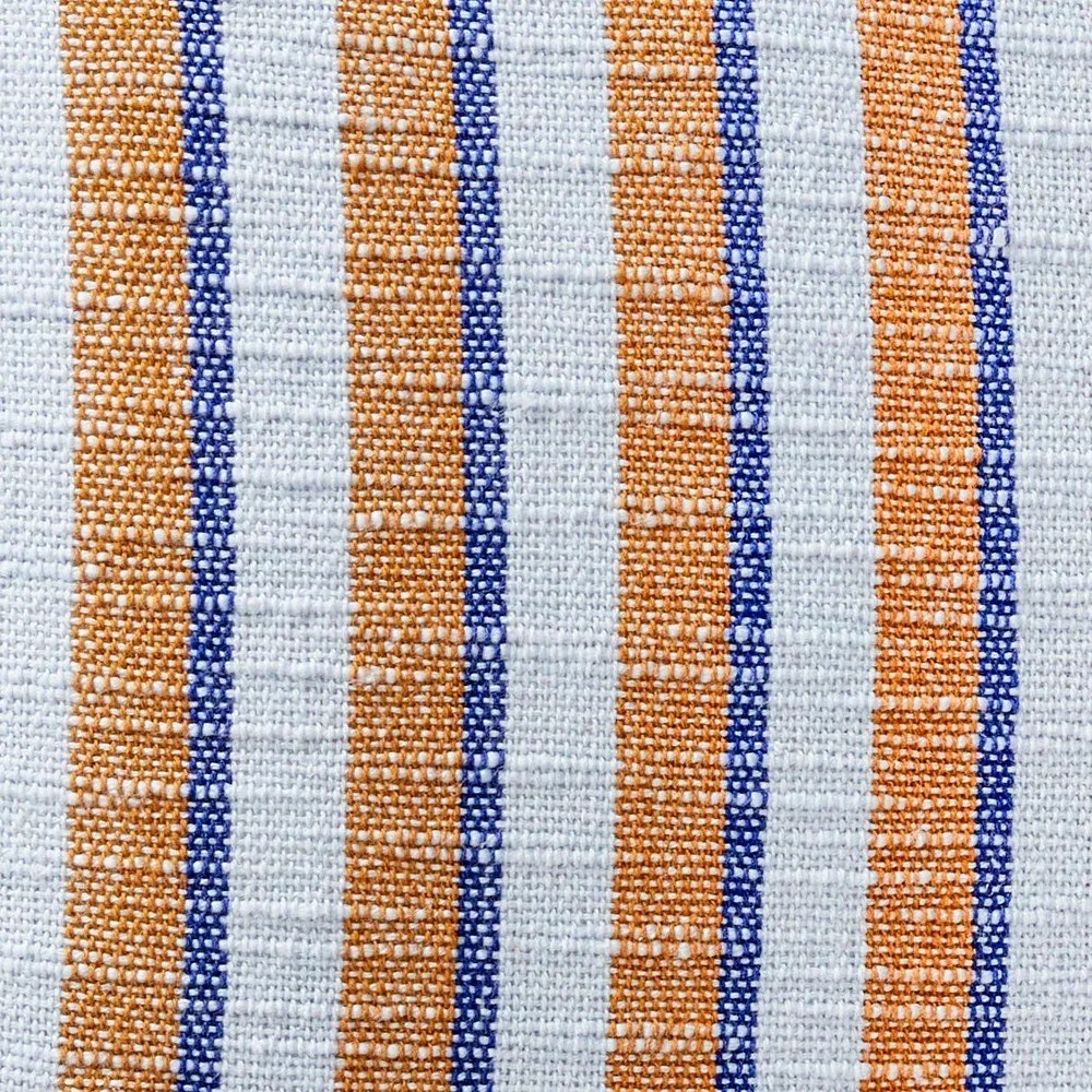 Cuscino in cotone blu-marrone Rita, 50 x 50 cm - Hübsch
