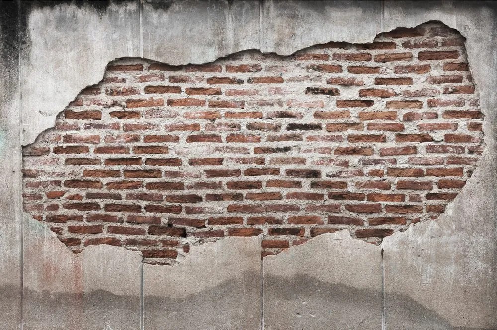 Carta da parati – Muro di mattoni di strada