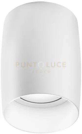 Gfa1220- faretto orientabile bianco 1 luce attacco gu10 tondo d.8cm...