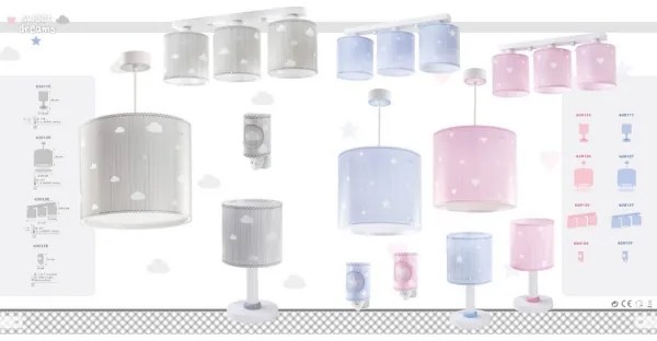 Dalber 62011S - Piccola lampada per bambini SWEET DREAMS 1xE14/40W/230V