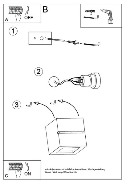 Applique LEO LINE 1xE27/60W/230V bianco