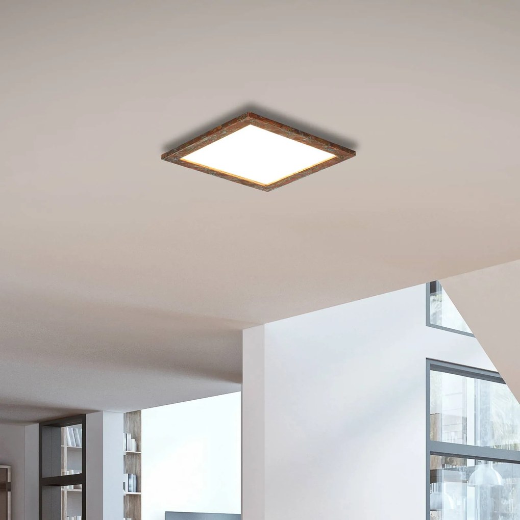 Pannello LED Quitani Aurinor, rame, 45 cm