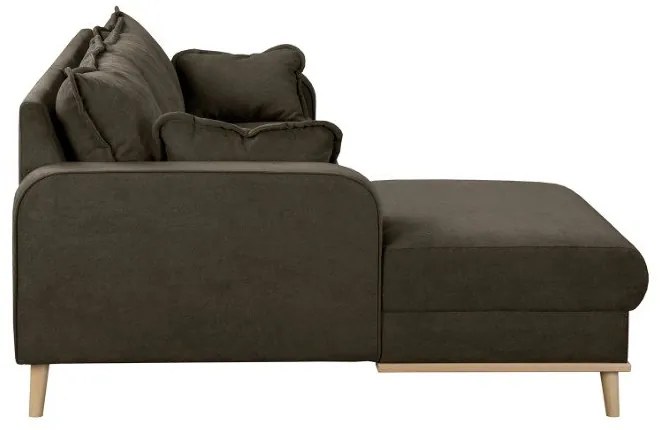 Divano angolare marrone (angolo sinistro) Beata - Ropez