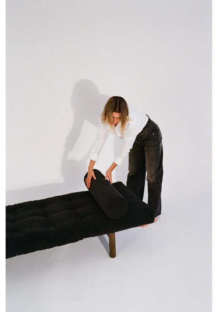 Divano in velluto a coste marrone senape 200 cm Next - Karup Design