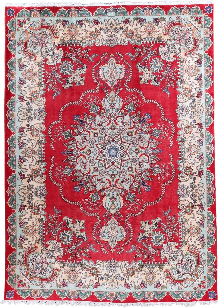 Tabriz Tappeto 350x250 (Iran) Annodato A Mano