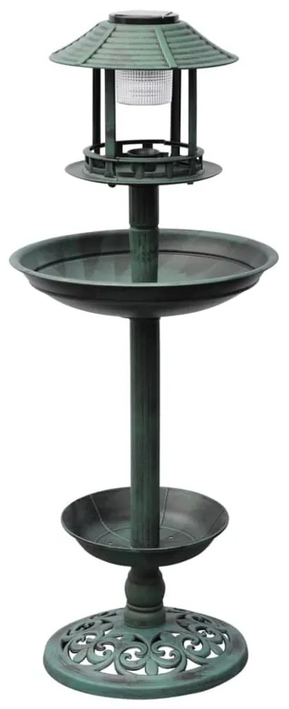 Vaschetta/mangiatoia Per Uccelli Con Luce Solare /