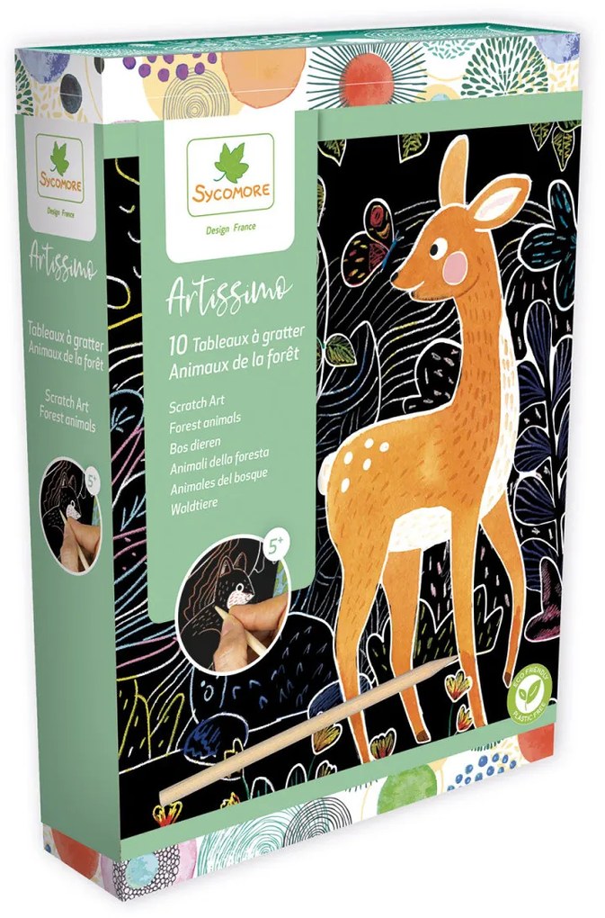 Artissimo – Carte da grattare – Animali del bosco