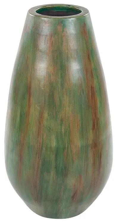 Terracotta Vaso decorativo 50 Verde Marrone AMFISA Beliani