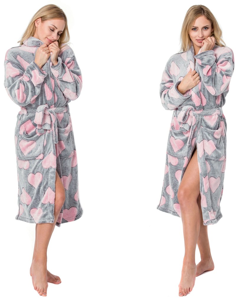 Accappatoio da donna Hearts