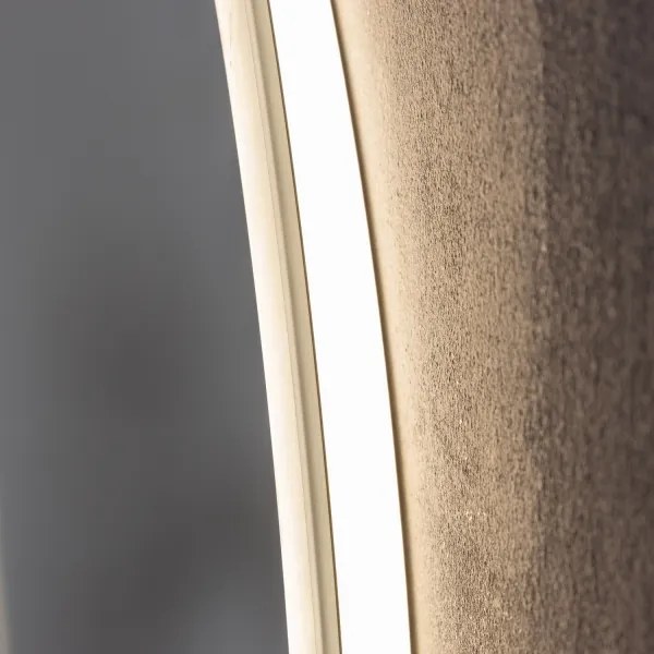 Brilagi - Specchio LED dimmerabile con funzione antiappannamento e retroilluminazione CLARA ECO LED/12W/230V Ø 60 cm IP44