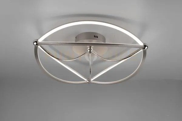 Charivari plafoniera led  42w · 1x 5600lm, 3000k acciaio satinato e...