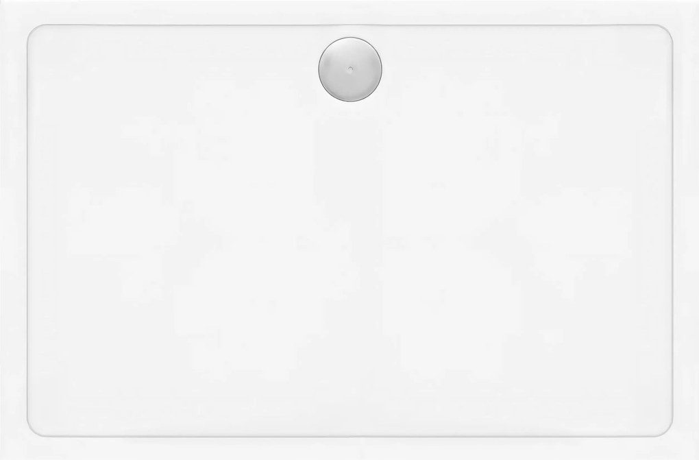 Piatto doccia acrilico Rea Savoy White 80x100