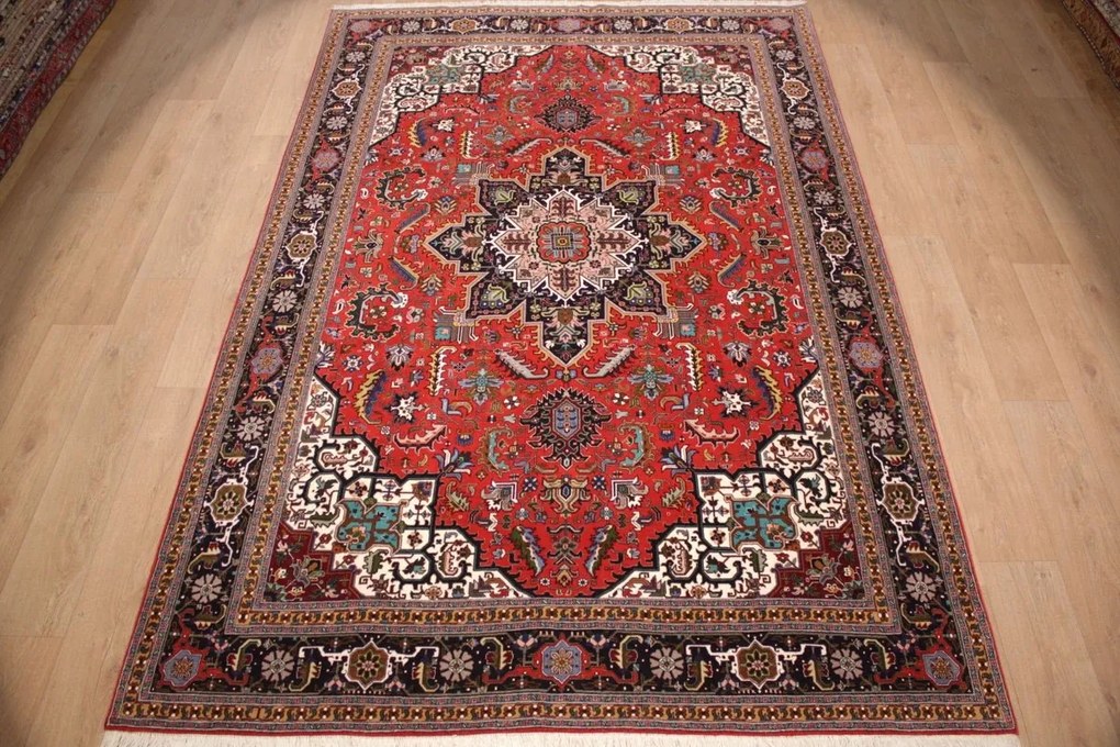 Tabriz Tappeto 310x200 (Iran) Annodato A Mano