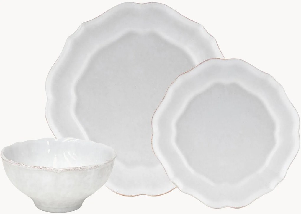 Servizio di piatti Impressions con ciotola, 12 pezzi
