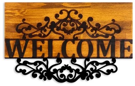 Decorazione da muro 58x36 cm benvenuto