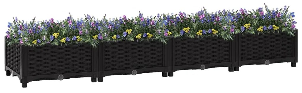 Fioriera Rialzata 160x40x23 Cm İn Polipropilene /