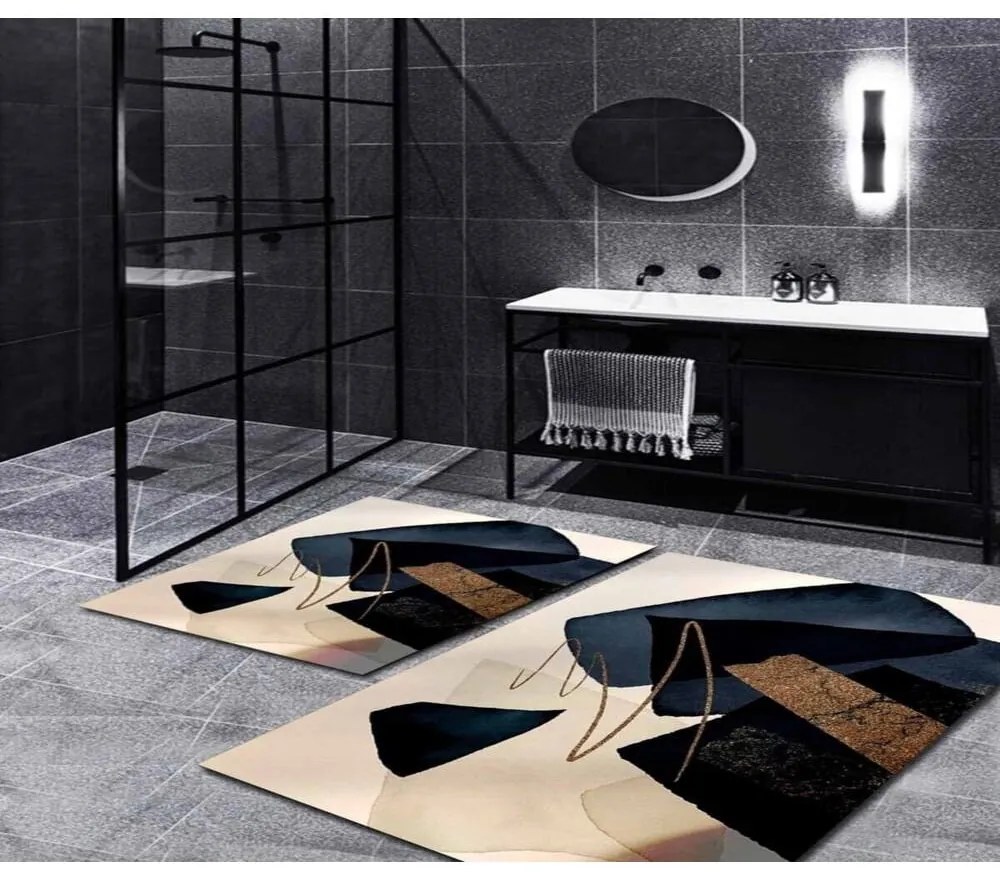 Set di 2 tappetini da bagno Mila Home Art Modern - Minimalist Home World