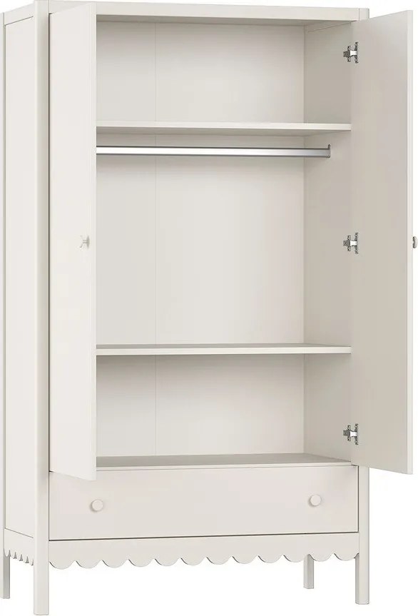Armadio per bambini beige 110x190x55 cm Swingo – Vipack