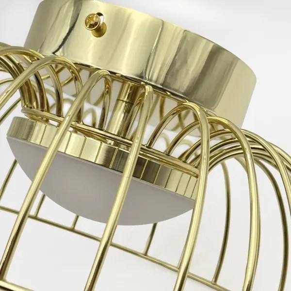 Plafoniera LED BETSY LED/12W/230V Ø 25 cm dorata