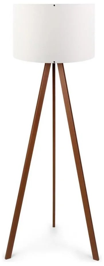 Lampada da terra AYD 1xE27/60W/230V bianco/marrone