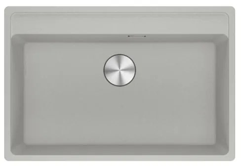 Lavello integrato 1 vasca in alluminio argento FRANKE Maris L 51 x L 76 cm