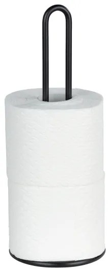 WENKO 53256100 - Porta asciugamani da cucina 12,5x32,5 cm nero