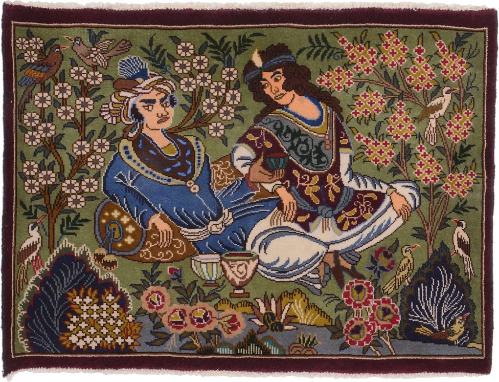 Mashad Tappeto persiano 90 x 70 (Iran) Annodato A Mano