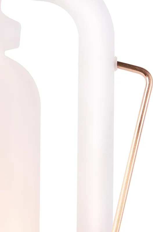 Lampada da tavolo ricaricabile 30 cm IP44 bianca - STORM Small