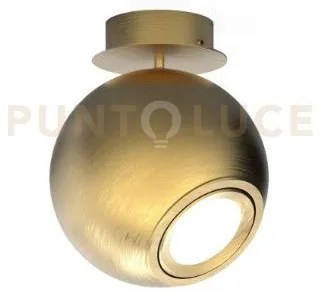 Nemo-pl os plafoniera 1 luce colore ottone spazzolato attacco gu10 ...