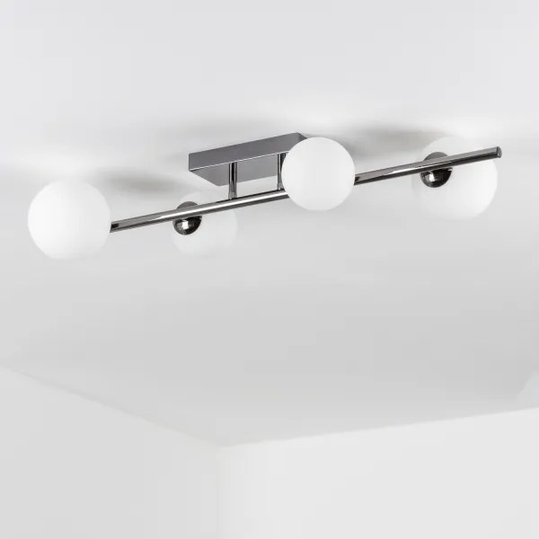 Brilagi - Plafoniera LED MILLA 4xG9/3W/230V nero cromato/bianco
