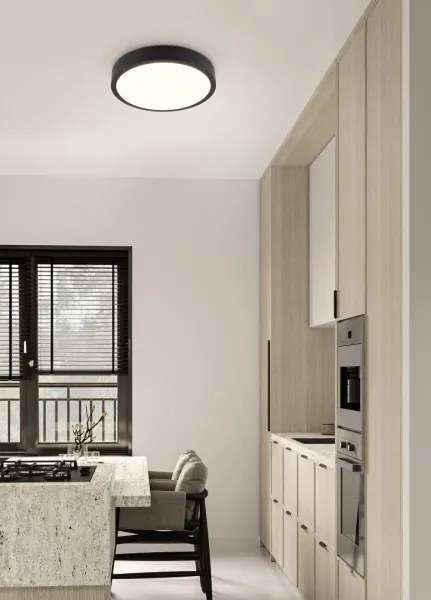 Trio - Plafoniera dimmerabile LED ISEO LED/24W/230V 3000K Ø 40 cm nero