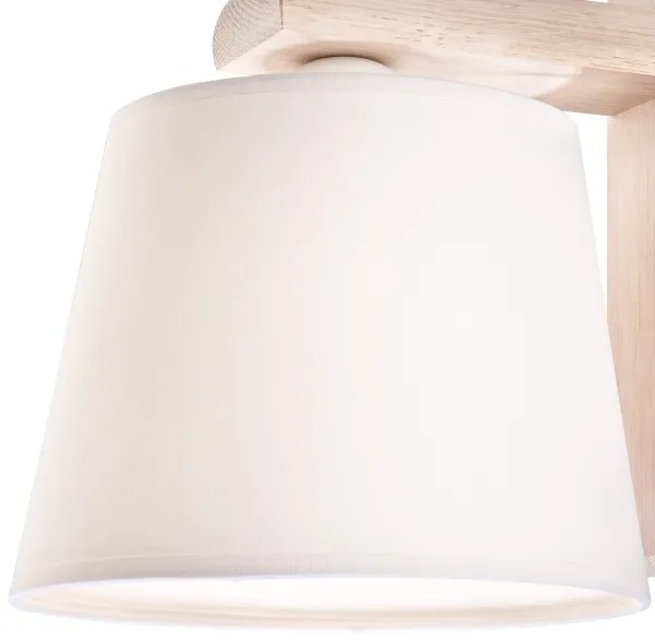 Lampada da parete 1xE27/60W/230V rovere