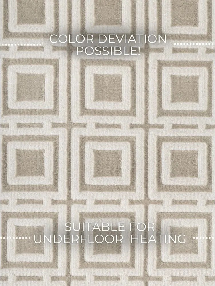 Passatoia color crema 80x240 cm Perles Howlite – Elle Decoration