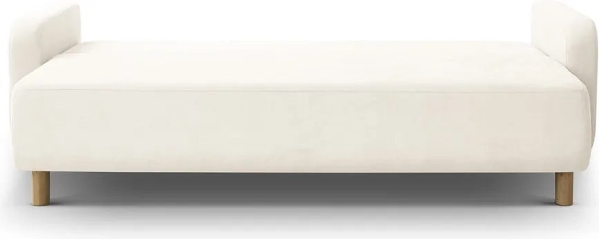 Divano color crema allungabile con contenitore 231 cm Elen – Micadoni