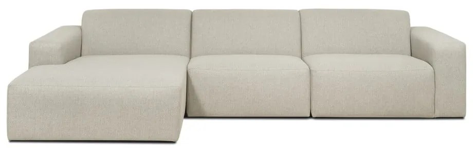 Divano con penisolare beige (angolo sinistro) Roxy - Scandic