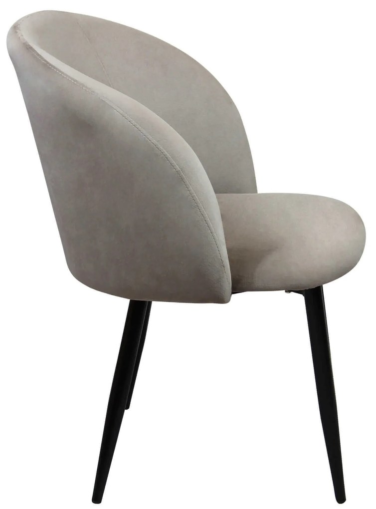 ALADIN - poltrona imbottita per sala da pranzo in velluto