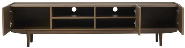Mobile TV con ante in legno scuro L180 SANAA