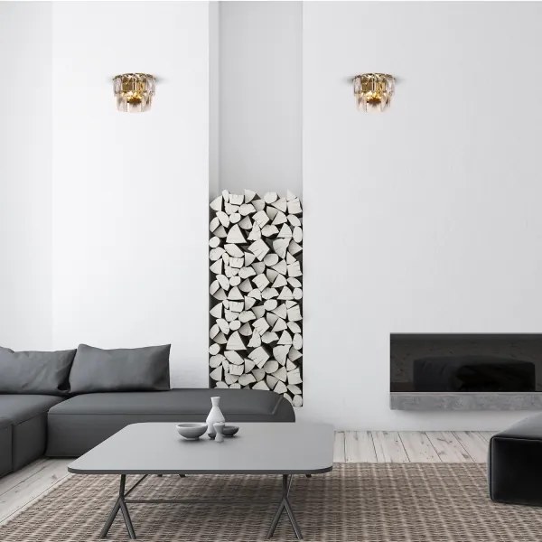 Applique di cristallo CHELSEA 2xE14/40W/230V oro