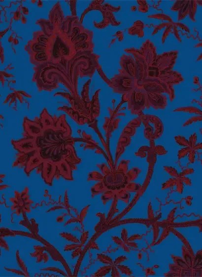 House of Hackney Carta da parati Indienne - Lapis Blue