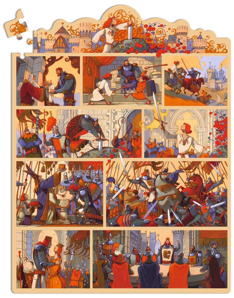 Story puzzle - Re Artù - 100 pezzi