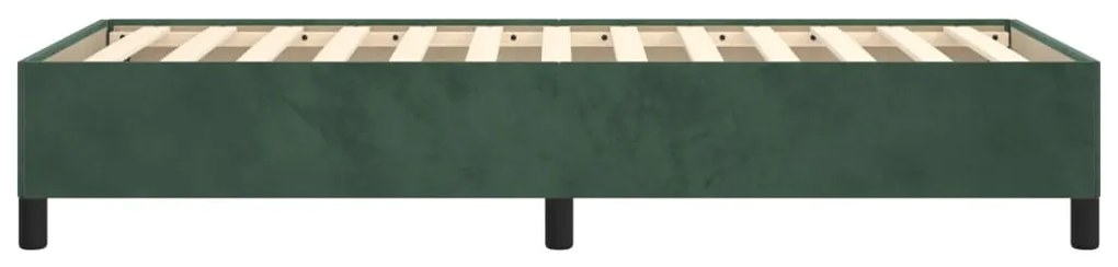 Giroletto Verde Scuro 90x200 cm in Velluto