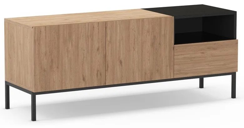 Mobile TV color legno naturale 140x55 cm Cailin - Marckeric