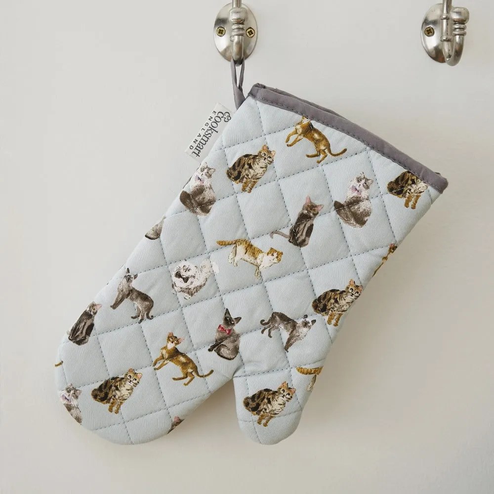 Set di strofinacci e guanto da forno Curious Cats - Cooksmart ®