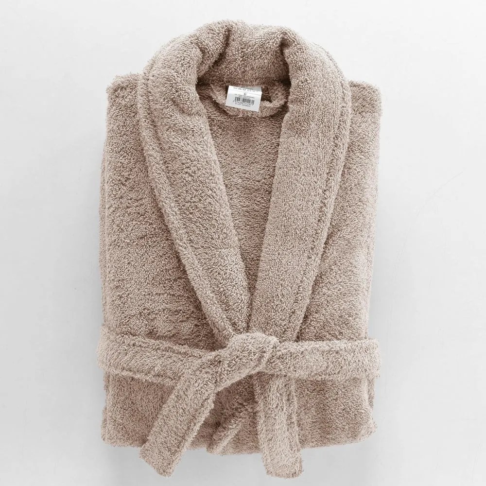 Accappatoio marrone chiaro in cotone M Tendresse – douceur d'intérieur