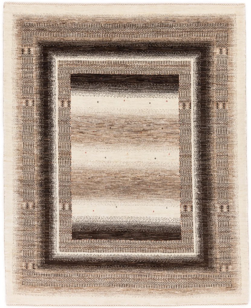 Loribaft Tappeto persiano 160 x 190 Grigio (Iran) Annodato A Mano