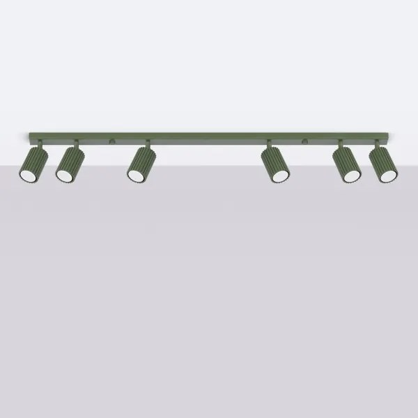 Brilagi - Faretto CRESTO 6xGU10/10W/230V verde