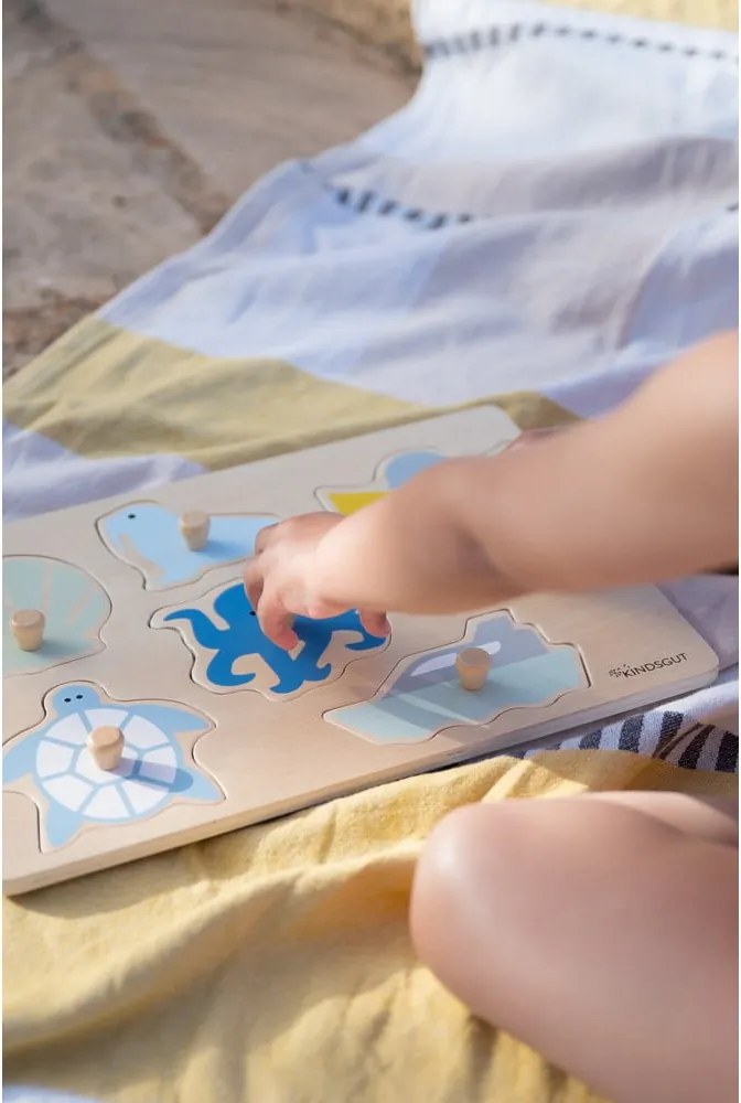 Puzzle in legno (6 pezzi) Ocean - Kindsgut